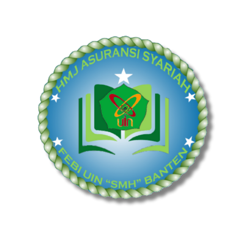 Logo of HMPS Asuransi Syariah with green star shape and book icon